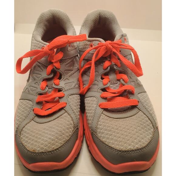Nike Air Womens Size 8 Relentless 2 Grey Hot Punch EUC 512083-002 - Picture 3 of 11